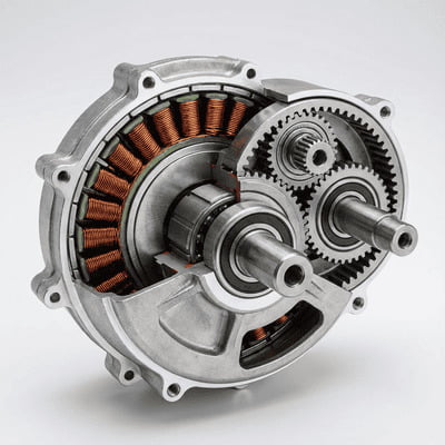 Modern production line with automated assembly systems